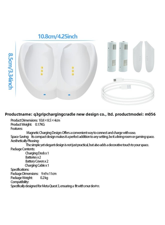 حامل شحن مغناطيسي لمنتج ميتا كويست 3/كويست 3S - مقبض فقط